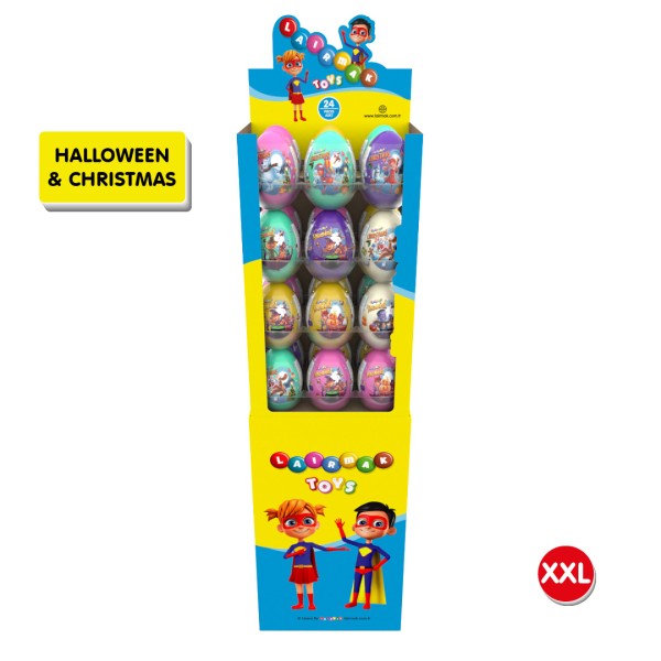 Laırmak XXL Halloween & Christmas Sürpriz Yumurta 24 Adet (Şekersiz) 