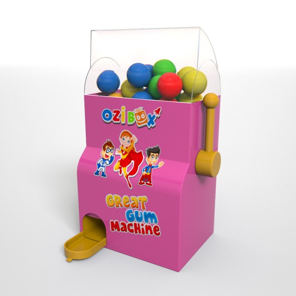 Great Gum Machine 30Gr. 15*9 (135 Adet) (Şekerli Sakız)